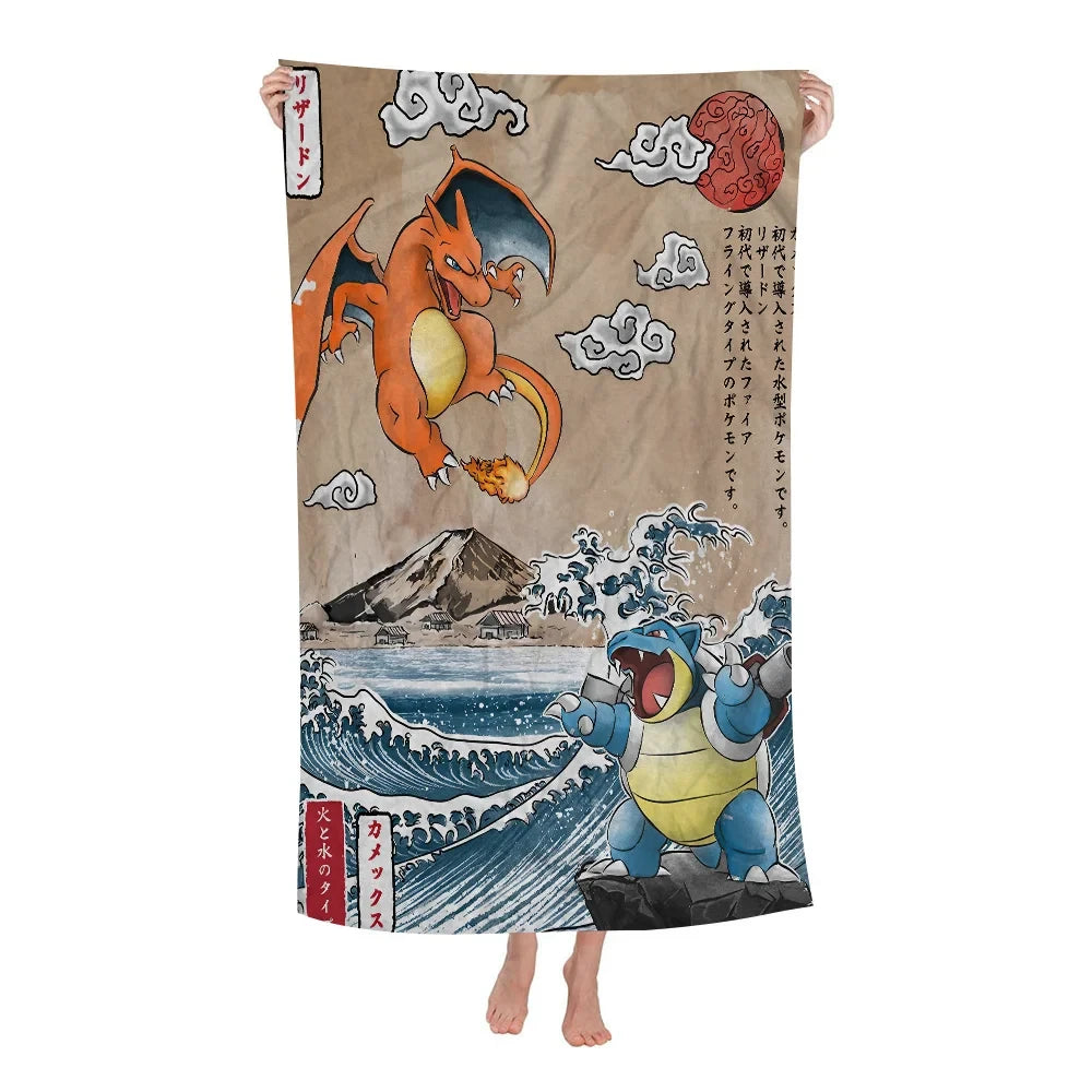 Pokemon Microfiber Beach Towel
