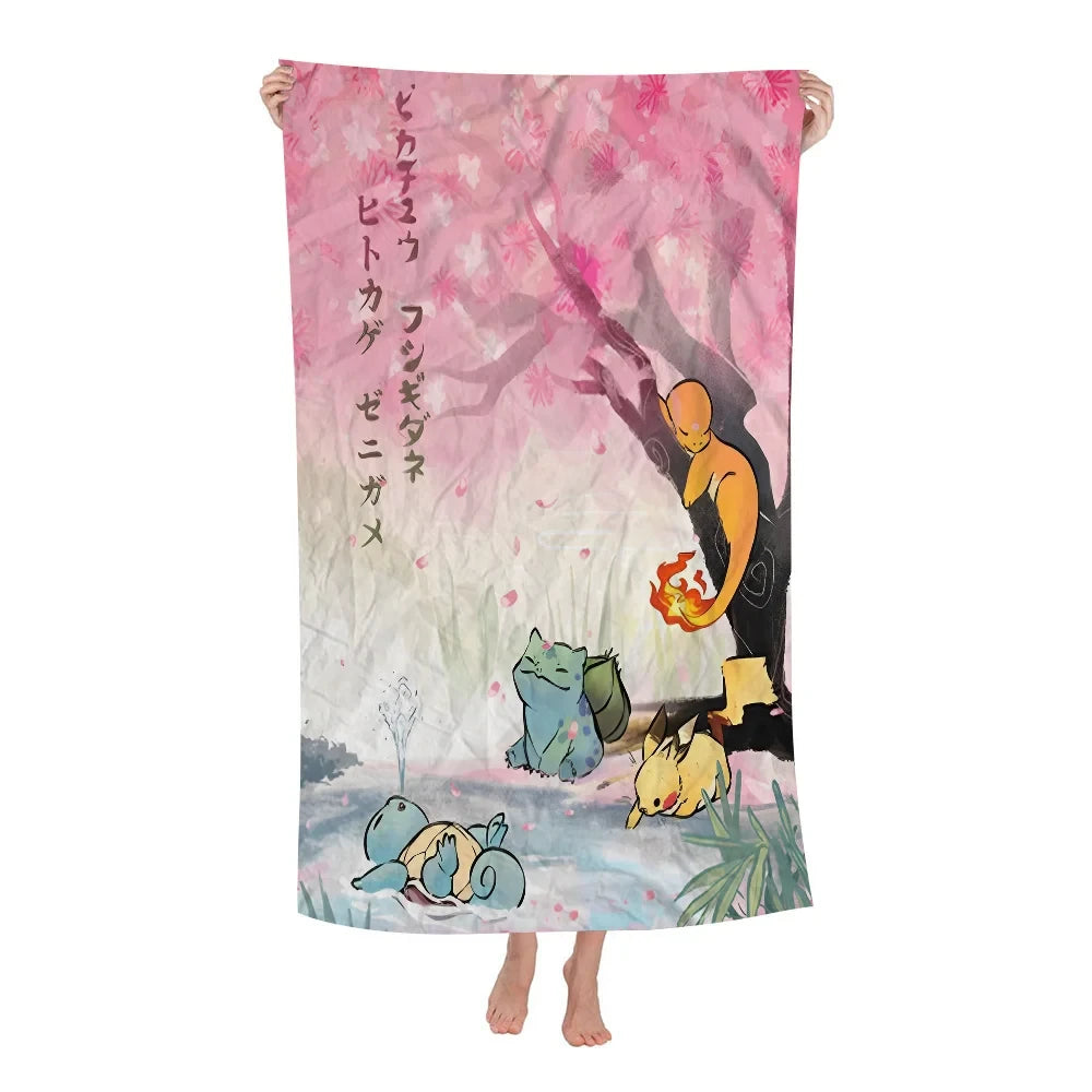 Pokemon Microfiber Beach Towel