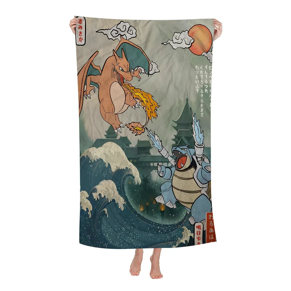 Pokemon Microfiber Beach Towel